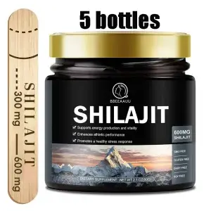 Himalaya Pure Shilajit Resin Original Mineral Health Supplement Brain Memory