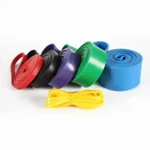 Rubber Resistance Band 2080 x 4.5mm, Multi-Size Width 13mm-83mm, Multi-Tension Exercise Bands