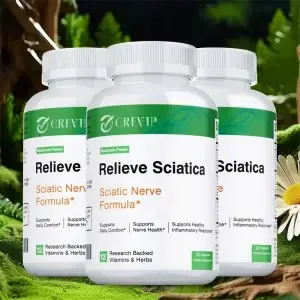Sciatic Nerve Health Support - Relieve Joint Pain, Hip, Leg and Lower Back Discomfort